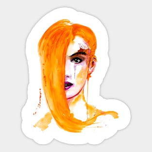 Redhead Woman Of Dreams Sticker